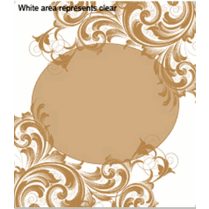Brown Swirls 90 Custom Wine Labels Set of 30