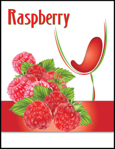 Raspberry Wine Label