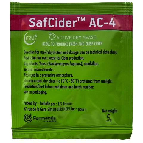 Fermentis SafCider™ AC-4 5g